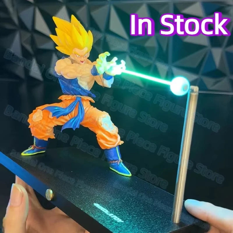 In Stock Dragon Ball Z Son Goku Kamehameha Lamp Anime Characters Collector Toys a Birthday Present Ornaments Decorations